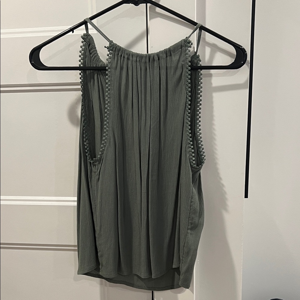 H&M Sage Green Sleeveless Top